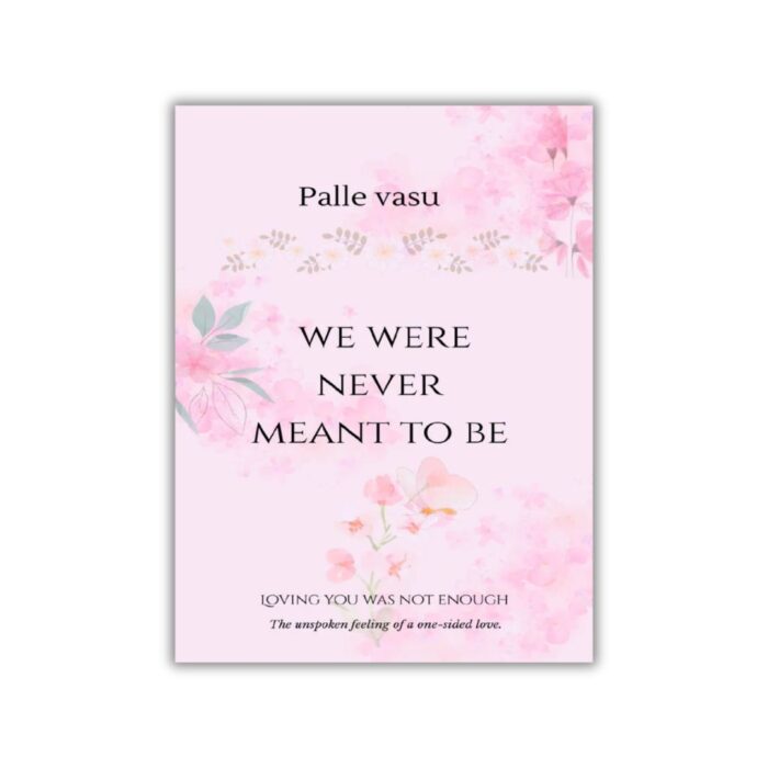 We Were Never Meant To Be: loving you was not enough by Palle Vasu